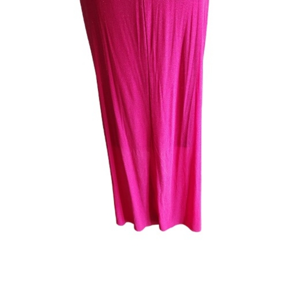 🆕️⬇️Lovely Grace Hot Pink Ruched Glitter Maxi Dress - Picture 12 of 16